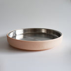 Stainless Steel Plate with Silicone Suction Sleeve
