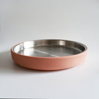 Stainless Steel Plate with Silicone Suction Sleeve