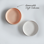 Ceramic Plate with Silicone Suction Sleeve